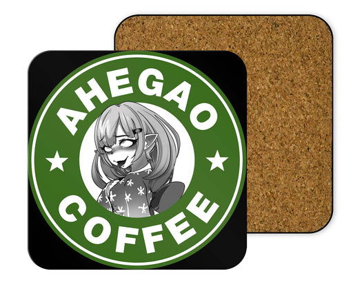 Ahegao Coffee 2 Coasters