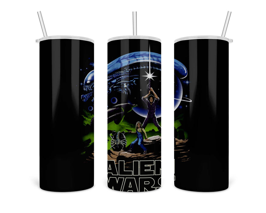 Alien Wars Double Insulated Stainless Steel Tumbler