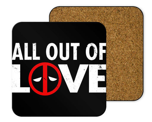 All Out Of Love Coasters