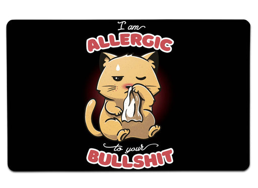 Allergic To Your Bullshit Cores Large Mouse Pad