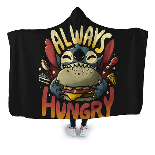 Always Hungry Hooded Blanket