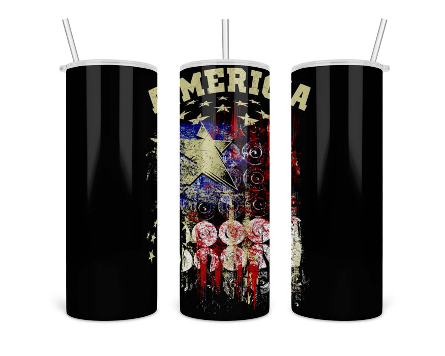 America Double Insulated Stainless Steel Tumbler