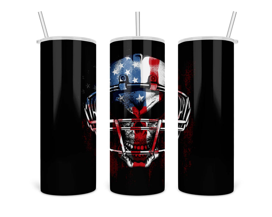American Football Double Insulated Stainless Steel Tumbler