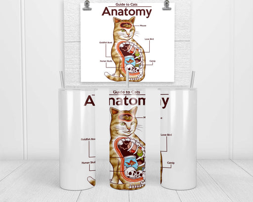 Anatomy Of A Cat Double Insulated Stainless Steel Tumbler