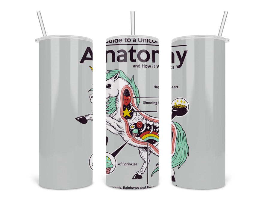 Anatomy Of A Unicorn Double Insulated Stainless Steel Tumbler