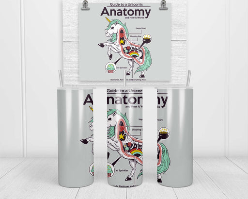 Anatomy Of A Unicorn Double Insulated Stainless Steel Tumbler
