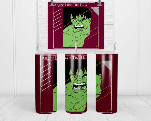 Angry Like The Hulk Double Insulated Stainless Steel Tumbler