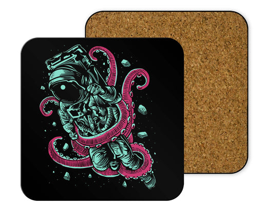 Astronaut Octopus Coasters