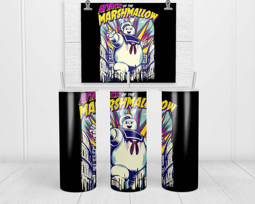 Attack Of The Marshmallow Double Insulated Stainless Steel Tumbler