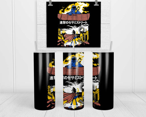 Attack on Sesame Street Double Insulated Stainless Steel Tumbler