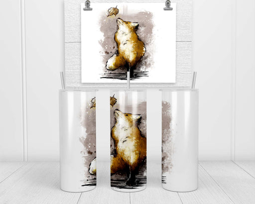 Autumn Fox Double Insulated Stainless Steel Tumbler