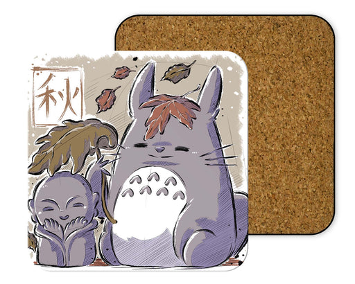 Autumn Totoro Coasters