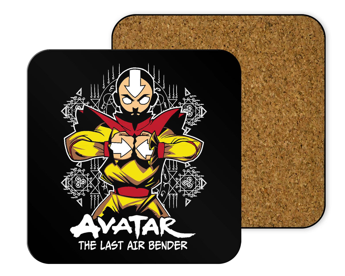 Avatar Aang Coasters - Coasters | Nurd Tyme — Nurdtyme LLC