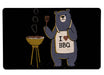 Bear Grill Large Mouse Pad