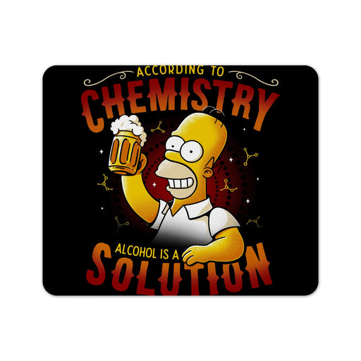 Beer Solution Homer Mouse Pad