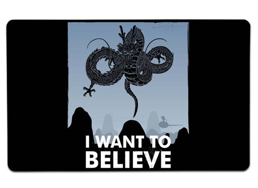 Believe In Dragons Large Mouse Pad
