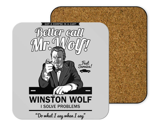 Better Call Wolf Coasters