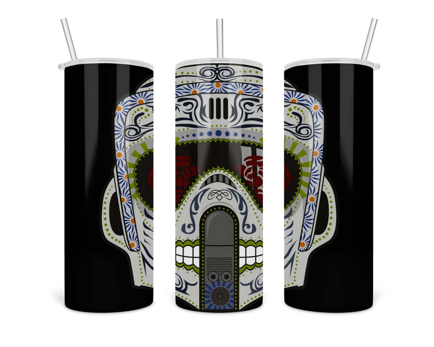 Bike Scout Day Of The Dead Double Insulated Stainless Steel Tumbler