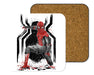 Black And Red Spider Suit Coasters