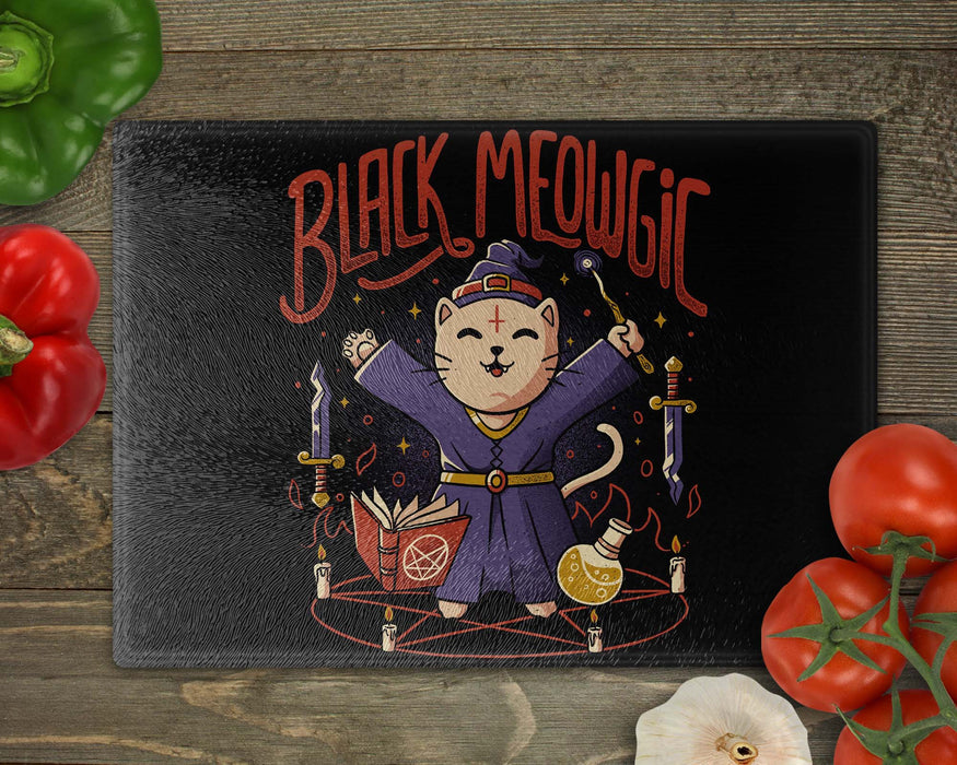 Black Meowgic Cutting Board