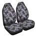 Black Panther Pattern 10 Car Seat Covers - One size