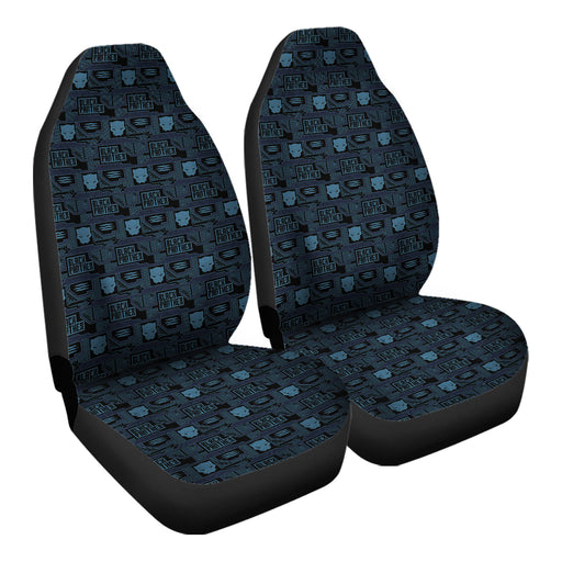 Black Panther Pattern 5 Car Seat Covers - One size