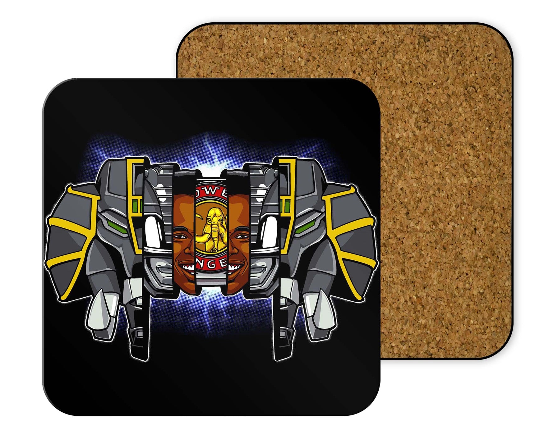 Black Ranger Coasters - Coasters | Nurd Tyme — Nurdtyme LLC