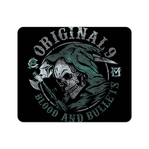 Blood And Bullets Mouse Pad