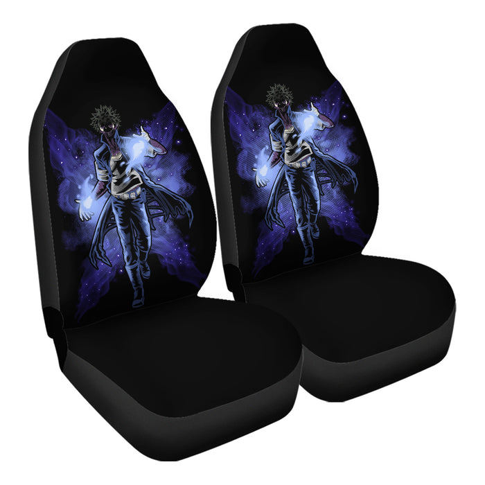 Blue Fire Car Seat Covers - One size