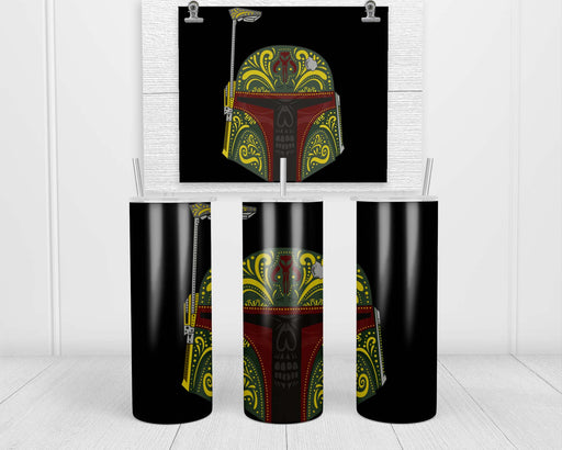 Boba Fett Day Of The Dead Double Insulated Stainless Steel Tumbler