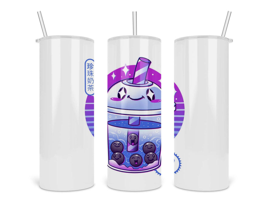 Boba Wave Tea Double Insulated Stainless Steel Tumbler