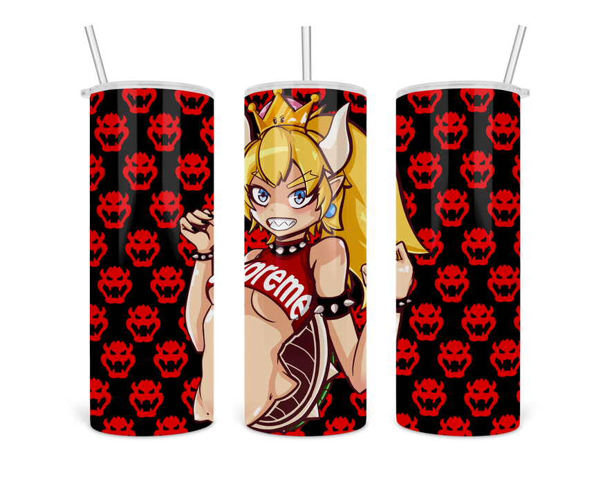 Bowsette Color Double Insulated Stainless Steel Tumbler