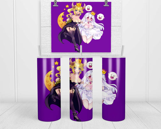 Bowsette and Princess Boo Double Insulated Stainless Steel Tumbler