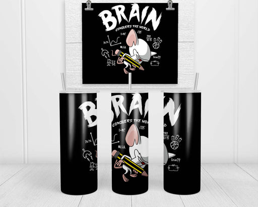 Brain Vs The World Double Insulated Stainless Steel Tumbler