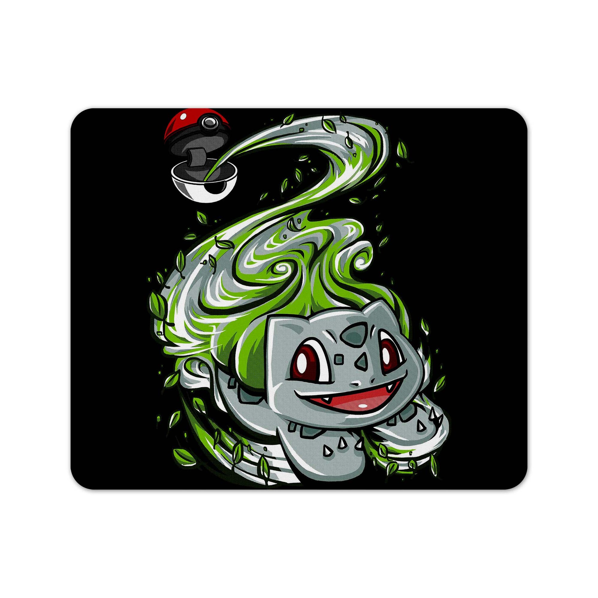 Bulbasaur Pokeball Mouse Pad - Mouse Pad | Nurd Tyme — Nurdtyme LLC