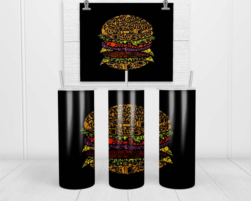 Burger Double Insulated Stainless Steel Tumbler