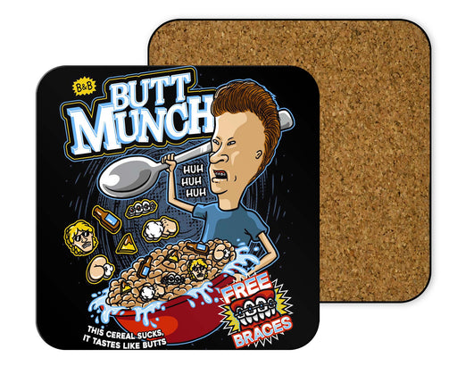 Buttmunch Cereal Coasters