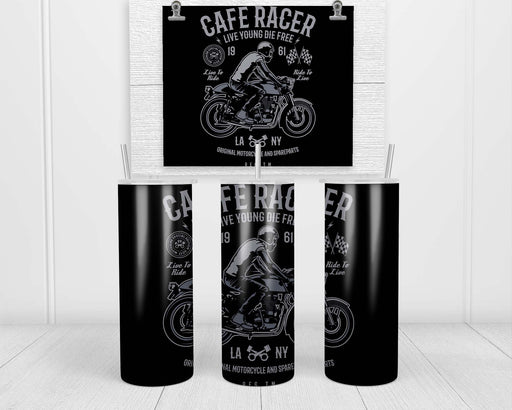Cafe Racer Double Insulated Stainless Steel Tumbler