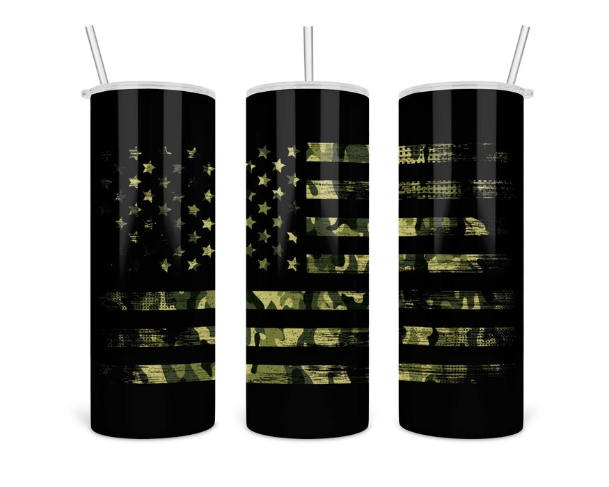 Camo Flag V2 Double Insulated Stainless Steel Tumbler
