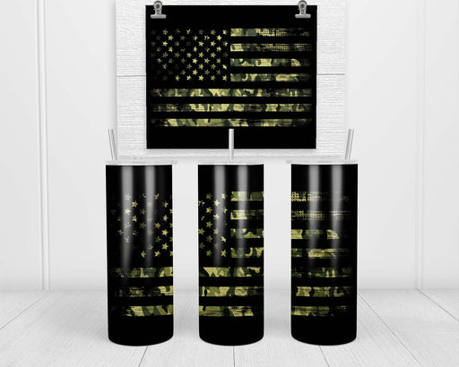 Camo Flag V2 Double Insulated Stainless Steel Tumbler