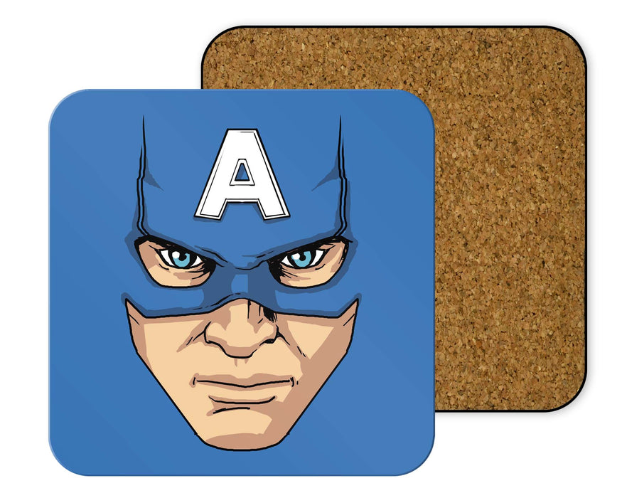 Captain America Mask Coasters