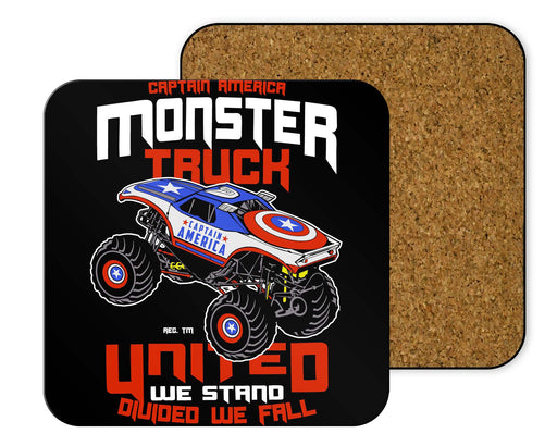 Captain America Monster Truck Coasters