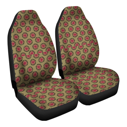 Captain Marvel Pattern 1 Car Seat Covers - One size