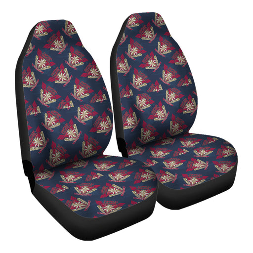 Captain Marvel Pattern 7 Car Seat Covers - One size