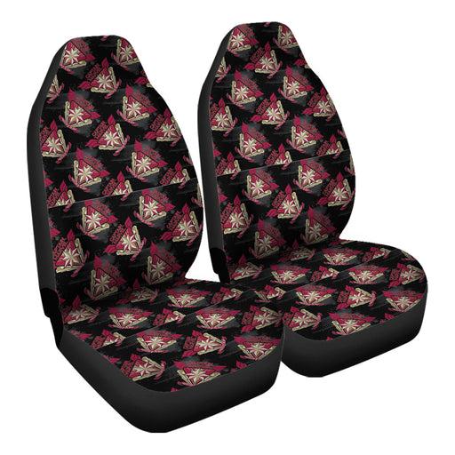 Captain Marvel Pattern 8 Car Seat Covers - One size