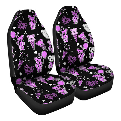 Carnival kreeps black Car Seat Covers - One size