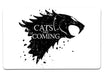 Cats Are Coming Large Mouse Pad