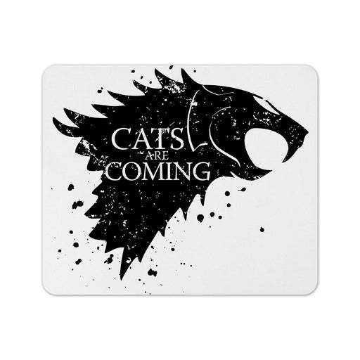 Cats Are Coming Mouse Pad