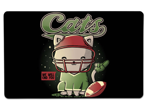 Cats Football Large Mouse Pad