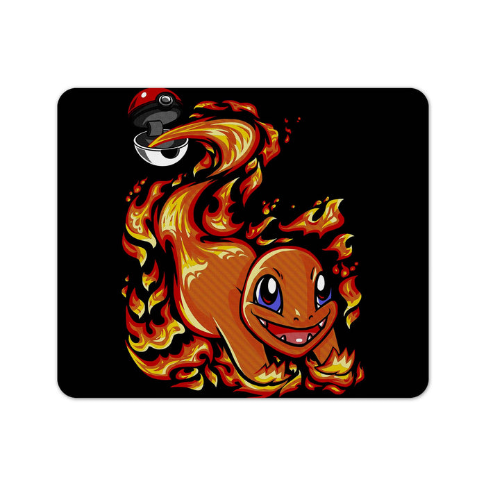 Charmander Pokeball Mouse Pad